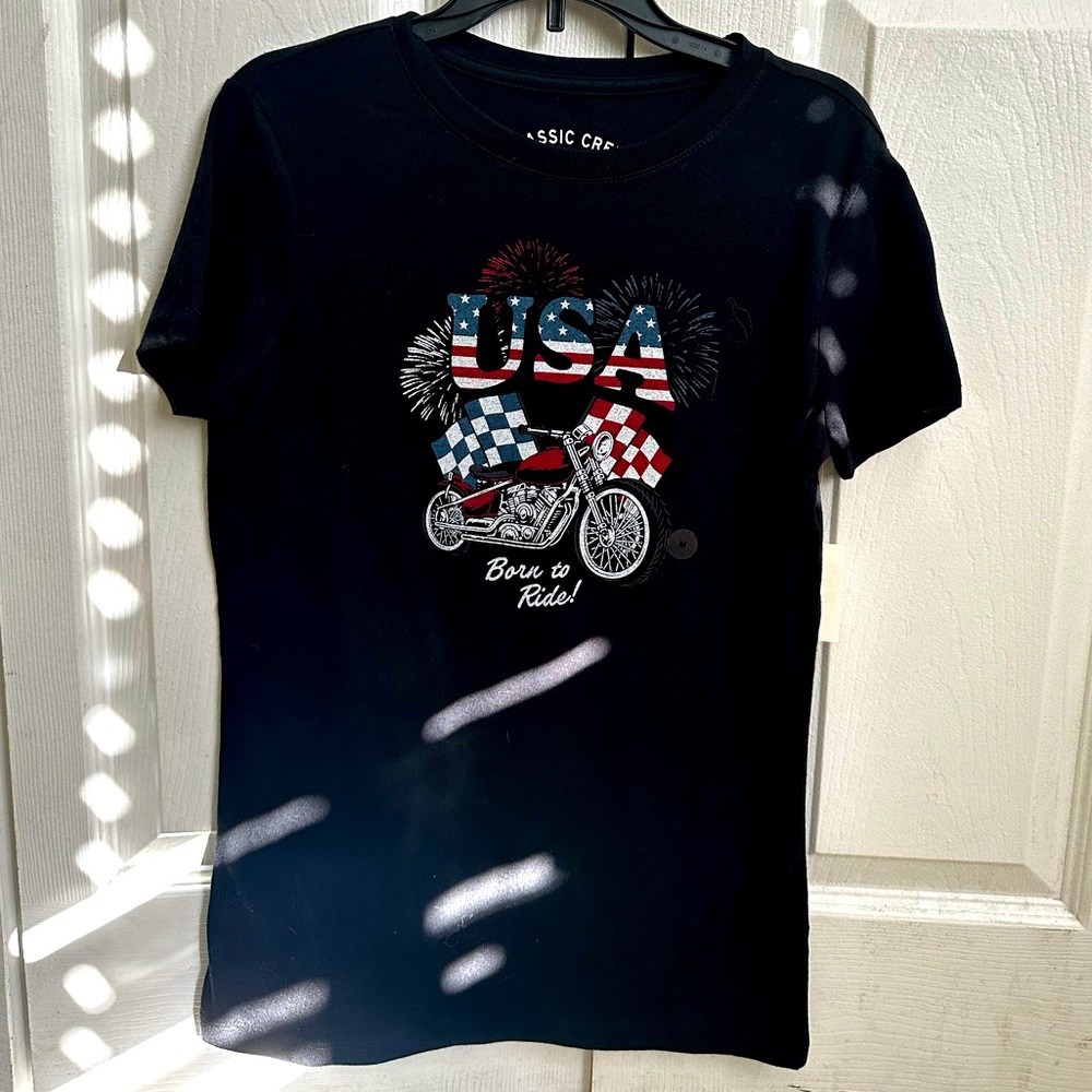 USA shirt born to ride